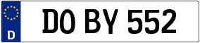 Truck License Plate